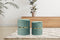 Hocker Milas 100 set van 2 Mint