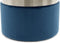 Hocker Zora 125 2er-Set Hellblau / Silber / Blau
