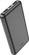Hoco J100 Ultra Dunne USB Powerbank 10.000 mAh Zwart