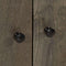 vidaXL - Dressoir - 60x33,5x75 - cm - massief - mangohout - lichtgrijs