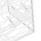 vidaXL - Kerstverlichtingskegel - met - 30 - warmwitte - LED's - 60 - cm - acryl