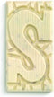 Tony's Chocolonely Chocolade Letter S - Witte Chocolade Pepernoot Chocoladeletter - Schoencadeautjes Sinterklaas - Sint Cadeau - 180 Gram Fairtrade Belgische Chocola