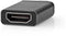 Nedis CCGP64650GY - USB-C naar HDMI Kabel - Zwart