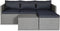 Hoek Loungebank Carthago Chaise longue - Grijs