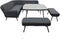Hoek loungeset Jonah wicker - Antraciet