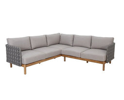 Hoek Loungeset Kester - Lichtgrijs
