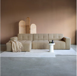 Hoekbank Breeze Links - Lichtbruin