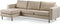 Hoekbank Jens stof Dillon - Beige | BY-OLAF