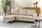 Hoekbank Jurre stof Dillon - Beige | BY-OLAF