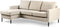 Hoekbank Jurre stof Dillon - Beige | BY-OLAF