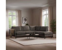 Hoekbank Kes Rechts - Taupe | By-Olaf