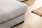Hoekbank Kiki Links Ribstof Naturel - BY-OLAF - Comfort en Stijl