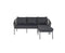 Hoekbank leganes chaiselongue 75x185 cm - Antraciet