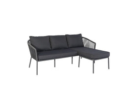 Hoekbank leganes chaiselongue 75x185 cm - Antraciet