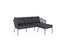 Hoekbank leganes chaiselongue 75x185 cm - Antraciet