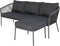 Hoekbank leganes chaiselongue 75x185 cm - Antraciet