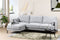 Hoekbank Milan Links Stof Heaven Grijs - BY-OLAF - Comfort en Stijl