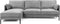 Hoekbank Milan Links Stof Heaven Grijs - BY-OLAF - Comfort en Stijl
