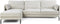 Hoekbank Milan Links Stof Heaven Naturel - BY-OLAF - Comfort en Stijl