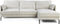 Hoekbank Milan Rechts Heaven Naturel - BY-OLAF - Comfort en Luxe
