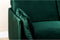 Hoekbank Milan Rechts Velvet Groen - BY-OLAF - Comfort en Luxe