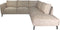 Hoekbank Rechts 2.5-zits Morgan - 261x248x88 - Adore 01 Naturel - Velours/metaal