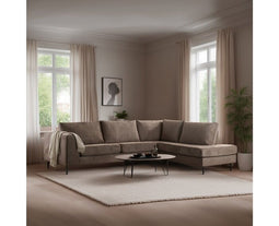 Hoekbank Roxeanne Rechts - Taupe | By-Olaf