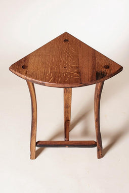 Hoektafel van oude whiskyvaten - hoogte 75 cm - Handgemaakt - Darach Scotland