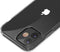 Hoes Geschikt voor iPhone 12 Hoesje Backcover Hybride Transparant Siliconen Case TPU Hoesje + 2 x Screenprotector - Luxe Telefoonhoesje Wallet Case Pasjeshouder PU Leder