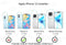 Hoes Geschikt voor iPhone 12 Hoesje Bookcase met Anti Skim Bescherming - Pasjes - Vulcano Black - Luxe Telefoonhoesje Wallet Case Pasjeshouder PU Leder