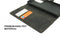 Hoes Geschikt voor iPhone 12 Pro Hoesje Bookcase met Anti Skim Bescherming - Pasjes RFID Beschermd - Black - Luxe Telefoonhoesje Wallet Case Pasjeshouder PU Leder