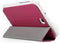 Hoes - Rock - Flexible Stand Serie - Kunstlederen Bookcase - Rood - Hoes Geschikt Voor