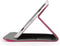 Hoes - Rock - Flexible Stand Serie - Kunstlederen Bookcase - Rood - Hoes Geschikt Voor
