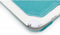 Hoes - Rock - Flexible Stand Serie - Kunstlederen Bookcase - Turquoise - Hoes Geschikt Voor