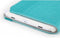 Hoes - Rock - Flexible Stand Serie - Kunstlederen Bookcase - Turquoise - Hoes Geschikt Voor