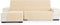 Hoes voor chaise longue met korte armleuning links Eysa AQUA Mosterd 100 x 110 x 290 cm