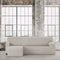 Hoes voor chaise longue met korte armleuning links Eysa BRONX Beige 110 x 110 x 310 cm