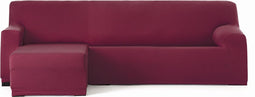 Hoes voor chaise longue met korte armleuning links Eysa BRONX Bordeaux 110 x 110 x 310 cm