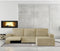 Hoes voor chaise longue met korte armleuning rechts Eysa JAZ Beige 120 x 120 x 360 cm