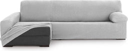 Hoes voor chaise longue met lange armleuning links Eysa THOR Grijs 170 x 110 x 310 cm