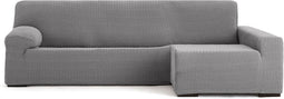 Hoes voor chaise longue met lange armleuning rechts Eysa JAZ Grijs 180 x 120 x 360 cm
