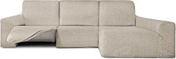 Hoes voor chaise longue met lange armleuning rechts Eysa ROC Wit 180 x 120 x 360 cm