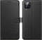 Hoes voor Mobiele Telefoon voor Samsung Galaxy A12 / M12 - Premium Lederen Flipcase - Kaartsleuven - Magneetsluiting - Stand functie - Compatibel met Samsung A12 Beschermhoes - Zwart