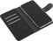 Hoesje Geschikt voor iPhone 12 Pro Luxe Hoesje met Anti Skim Bescherming - Pasjes Bookcase Cover - Black