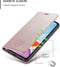 Hoesje Geschikt voor iPhone 12 Pro Max - Hoesje met Anti Skim Bescherming - Pasjes Bookcase - Roze - Luxe Telefoonhoesje Wallet Case Pasjeshouder PU Leder