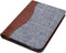 Hoesje Geschikt voor Kobo Clara 2E Jeans Sleepcover - Book Case Hoes Cover - Blauw / Cognac - ereader hoesje - cover