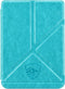 Hoesje Geschikt voor Kobo Clara 2E Origami Sleepcover - Book Case Hoes Cover - Turquoise - ereader hoesje - cover