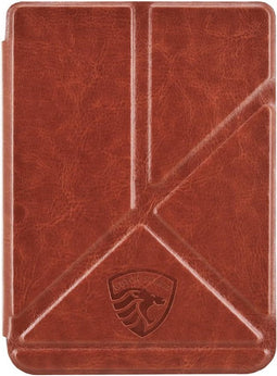 Hoesje Geschikt voor Kobo Clara 2E Origami Sleepcover - Book Case Hoes Cover - Cognac Bruin - ereader hoesje - cover