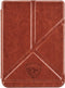 Hoesje Geschikt voor Kobo Clara 2E Origami Sleepcover - Book Case Hoes Cover - Cognac Bruin - ereader hoesje - cover