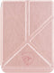 Hoesje Geschikt voor Kobo Clara 2E Origami Sleepcover - Book Case Hoes Cover - Roze Goud - ereader hoesje - cover